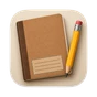 Nota notebook and pencil app icon